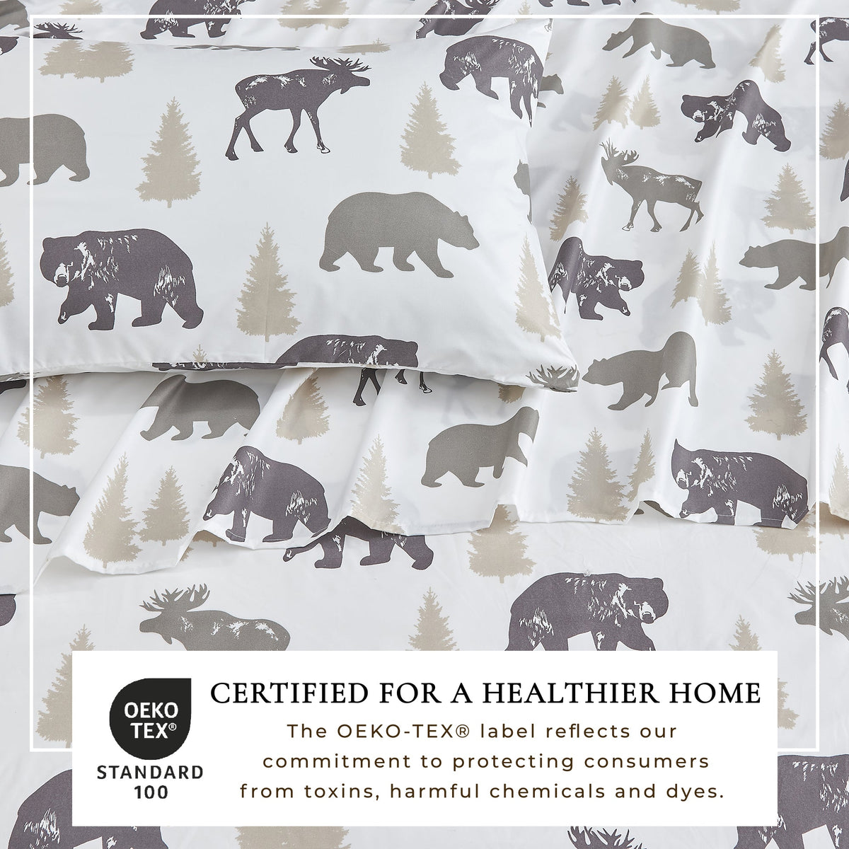 Great Bay Home Lodge Printed Sheet Set - view 2