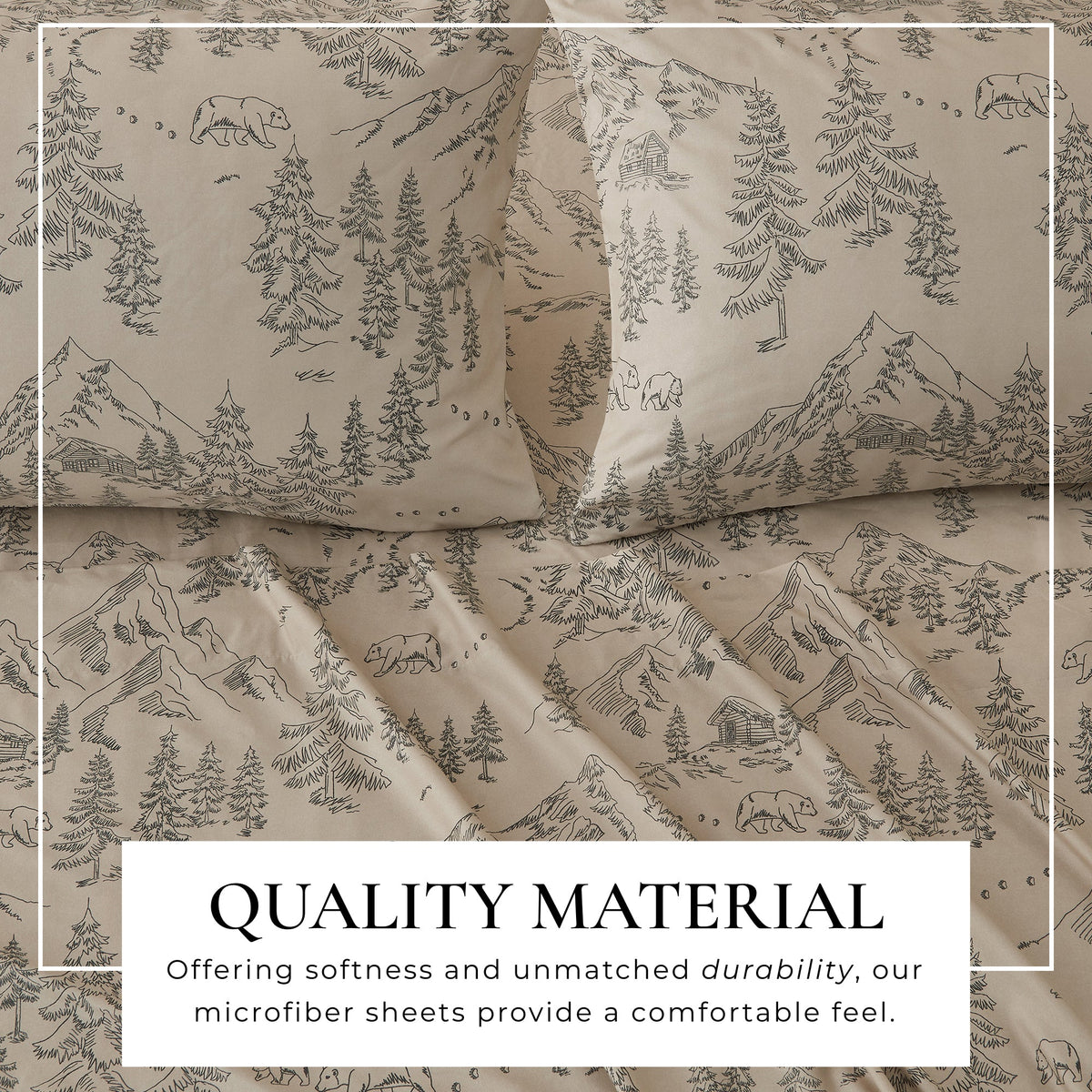 Great Bay Home Lodge Printed Sheet Set - view 35