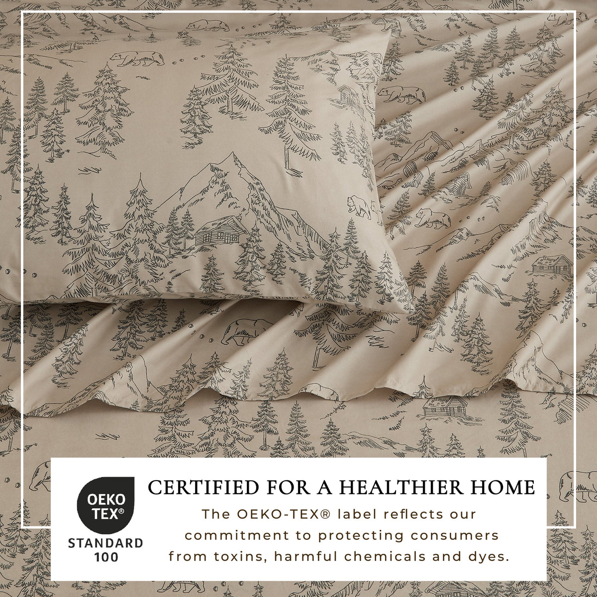 Great Bay Home Lodge Printed Sheet Set - view 36