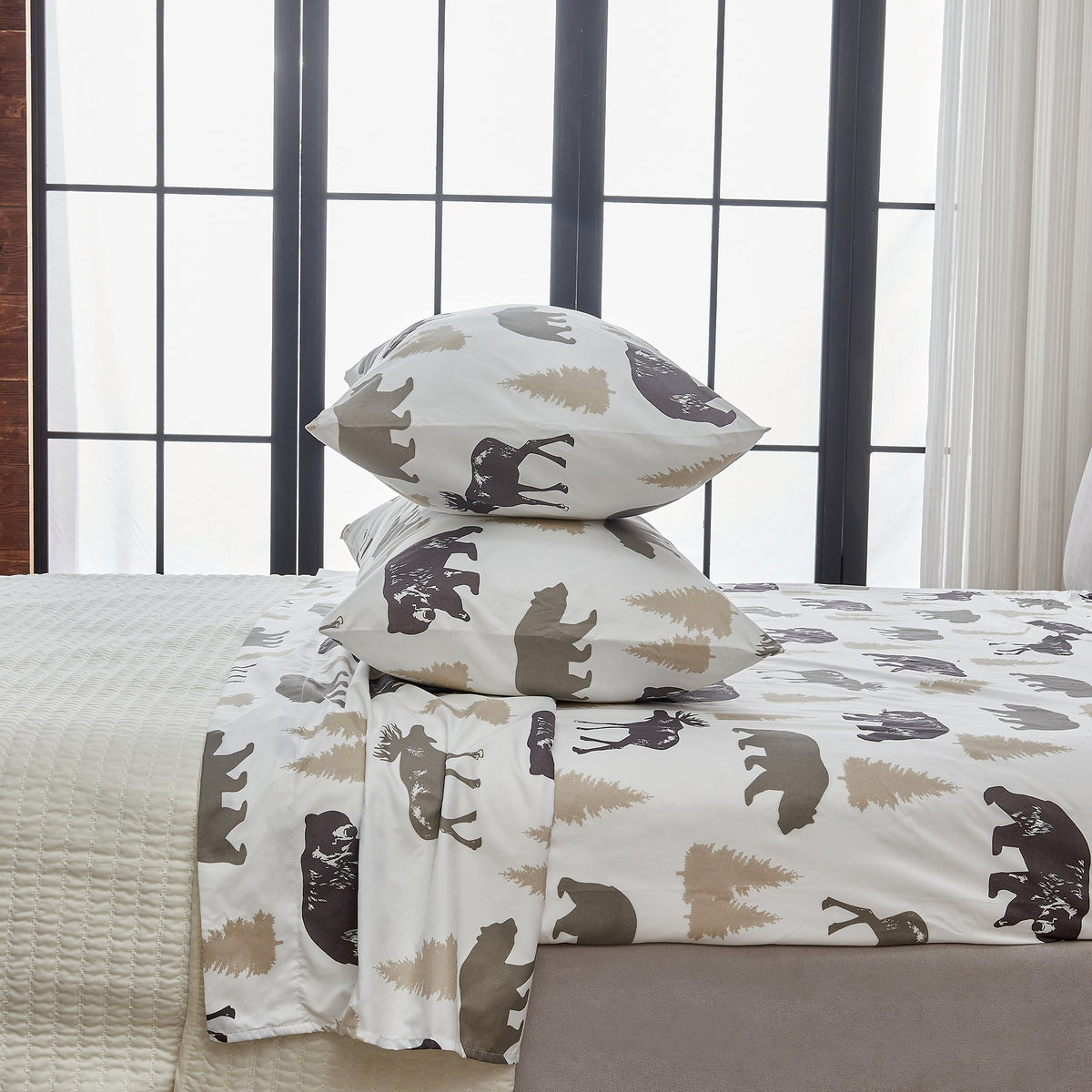 Great Bay Home Lodge Printed Sheet Set - view 5