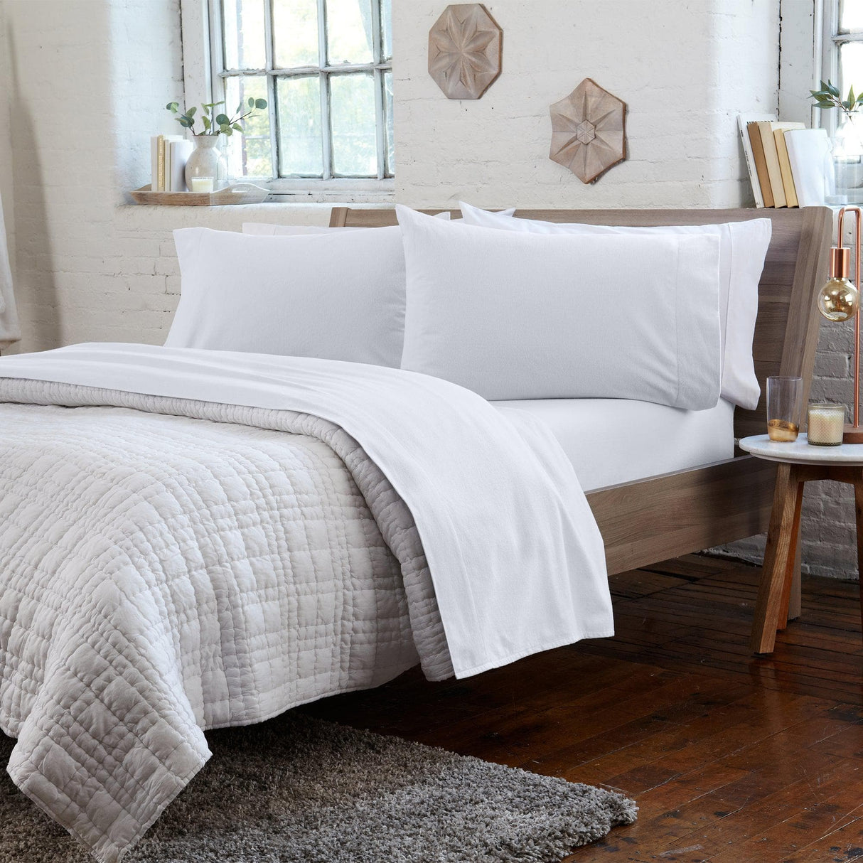 4-Piece Turkish Cotton Flannel Sheet - Raye Collection