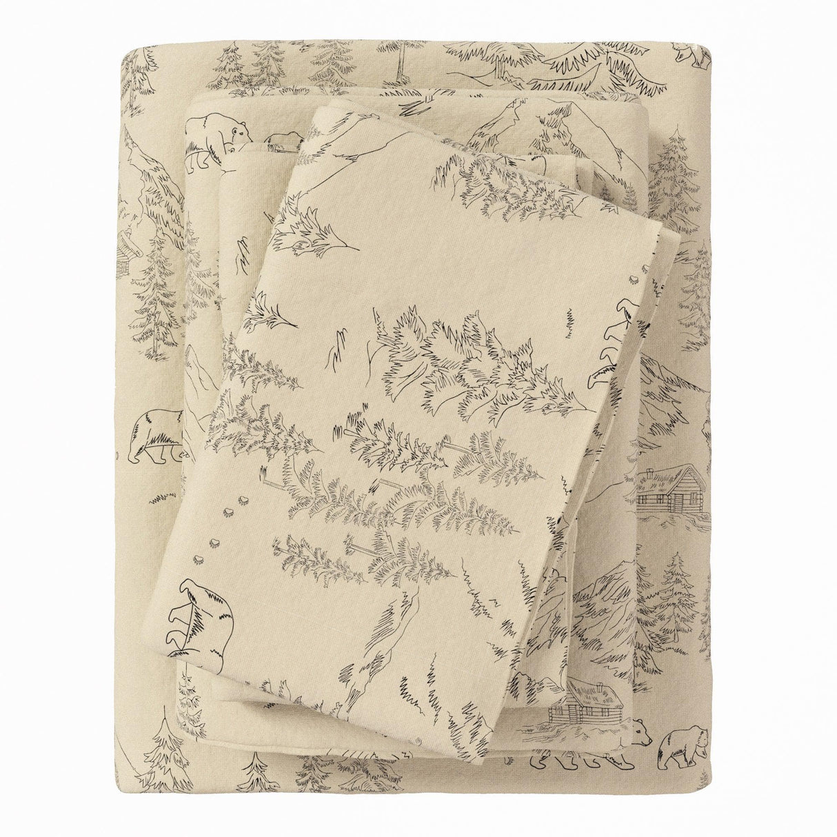 4-Piece Turkish Cotton Flannel Sheet - Stratton Collection