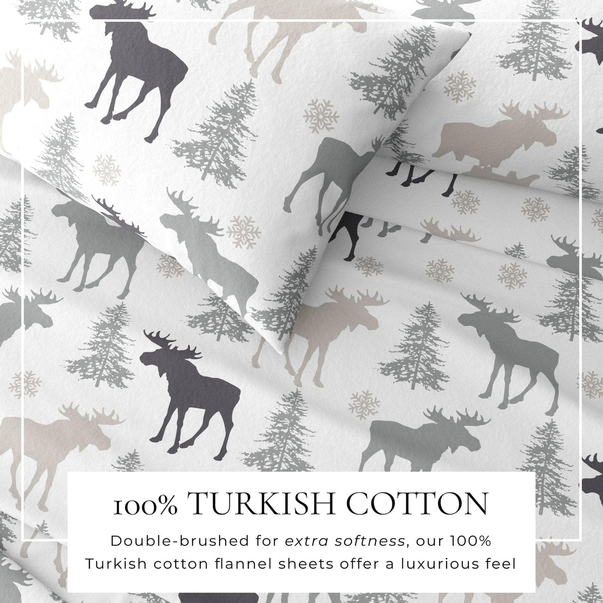 4-Piece Turkish Cotton Flannel Sheet - Stratton Collection