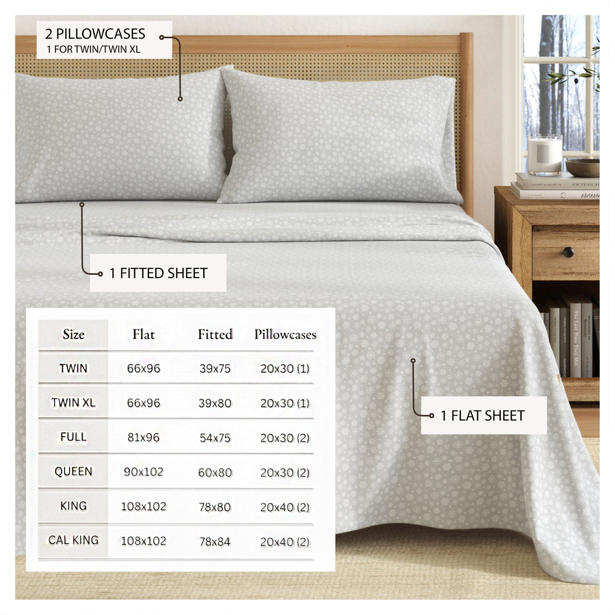Great Bay Home Turkish Cotton Flannel Sheet - view 82
