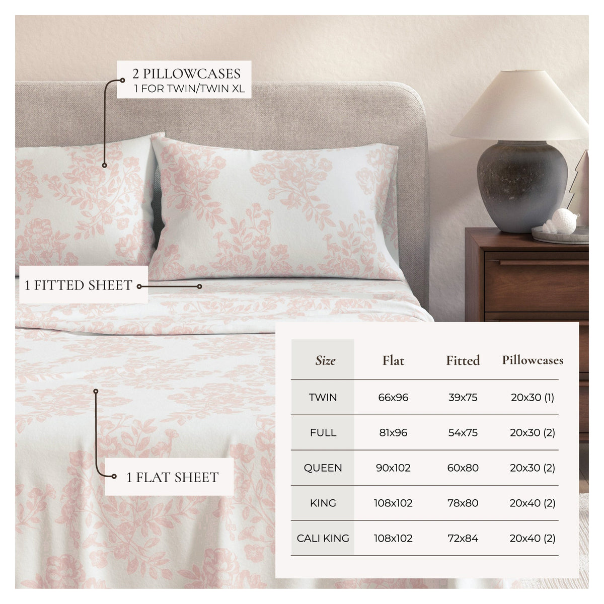 Great Bay Home Turkish Cotton Flannel Sheet - view 42