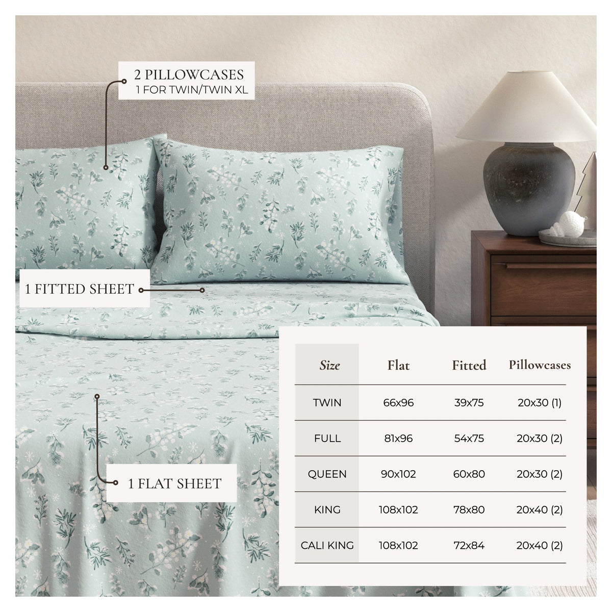 Great Bay Home Turkish Cotton Flannel Sheet - view 65