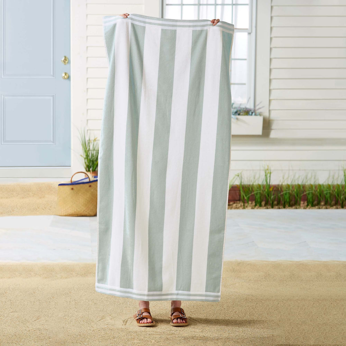 4 Pack Striped Cabana Oversized Beach Towel - Edgartown