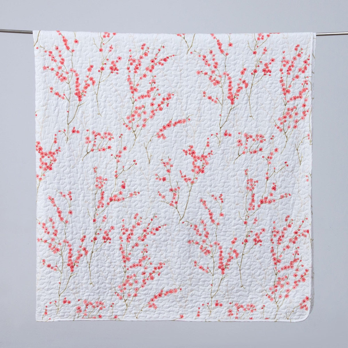 3-Piece Floral Quilt - Sakura Collection
