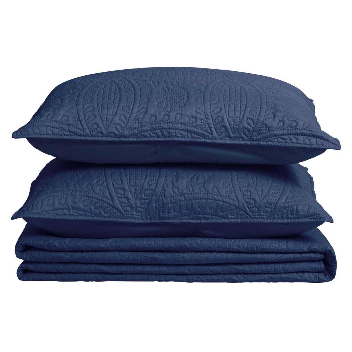 3-Piece Oversized Medallion Quilt Set - Clara Collection