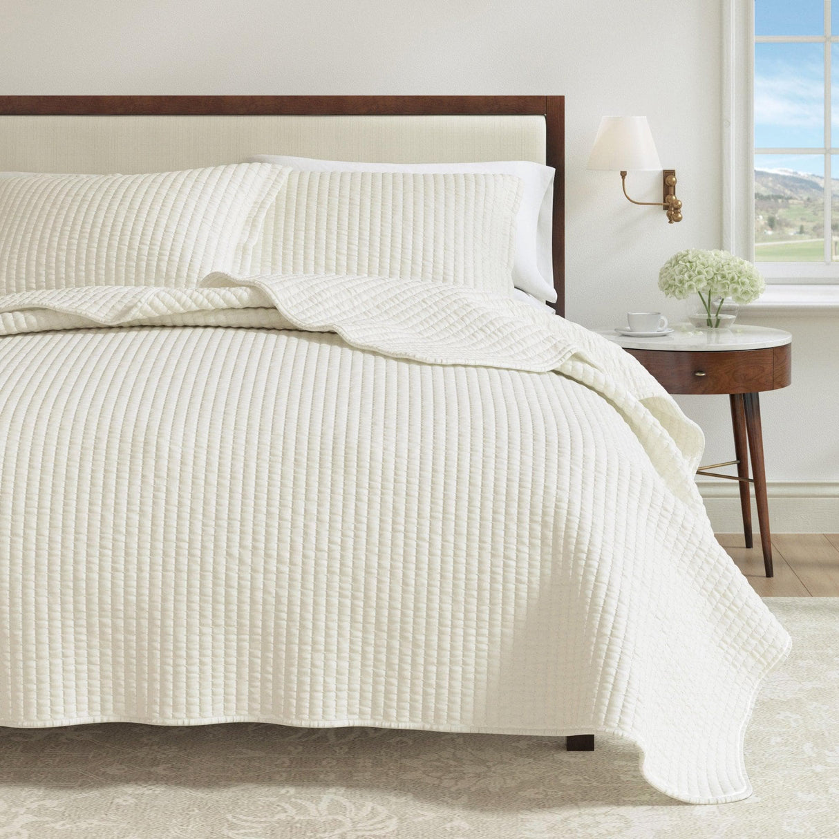3-Piece Solid Quilt - Alicia Collection