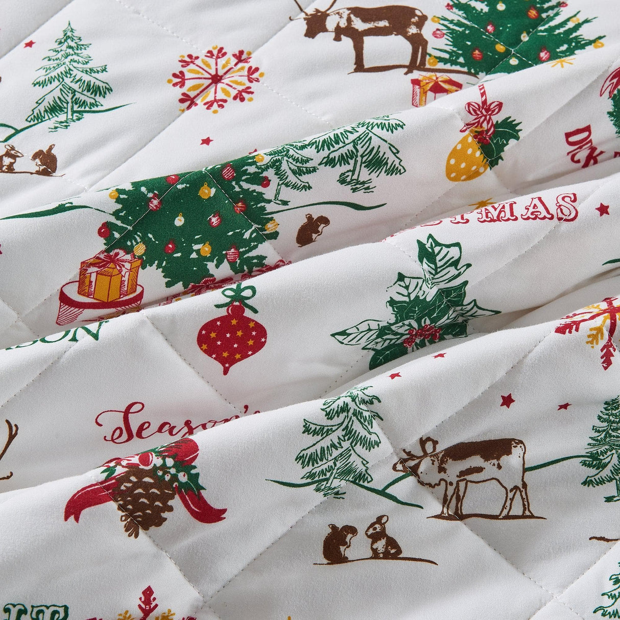 Colorful Holiday Quilt Set - Midnight Magic Collection