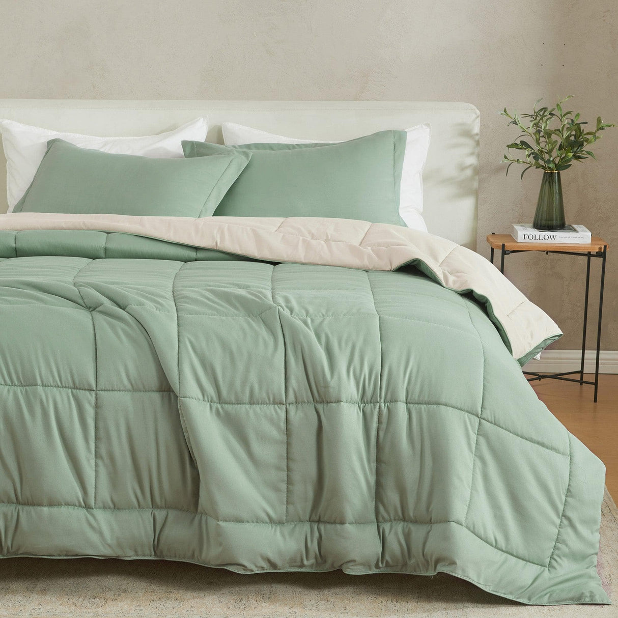 Reversible Comforter Set - Odette Collection