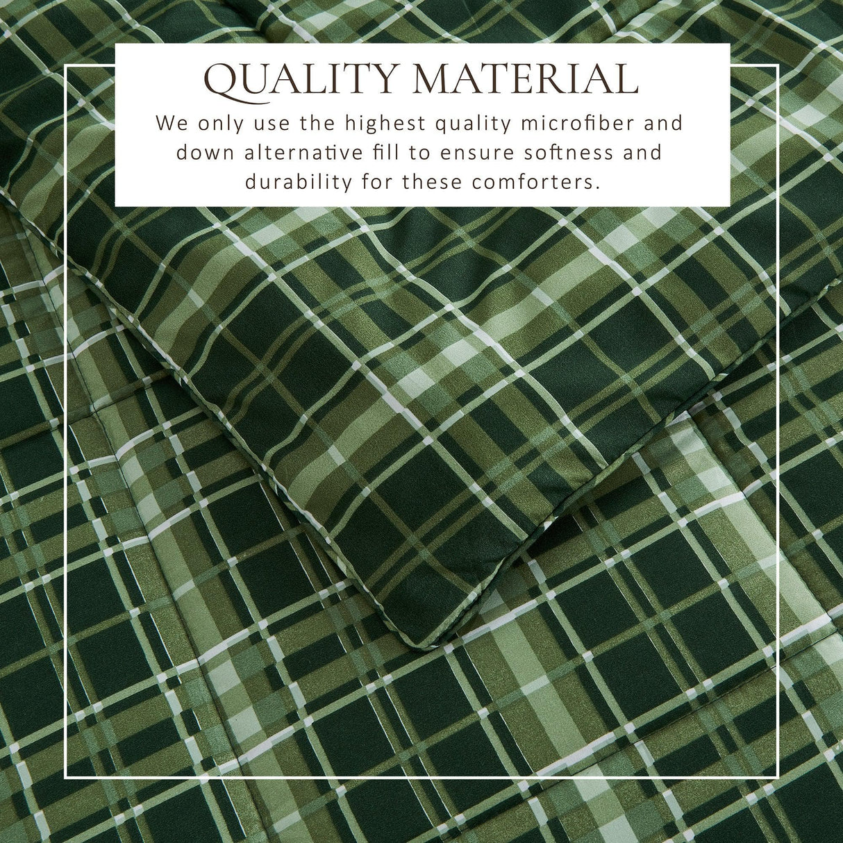 Reversible Christmas Comforter and Sham Set - Holiday Lodge Odette Collection