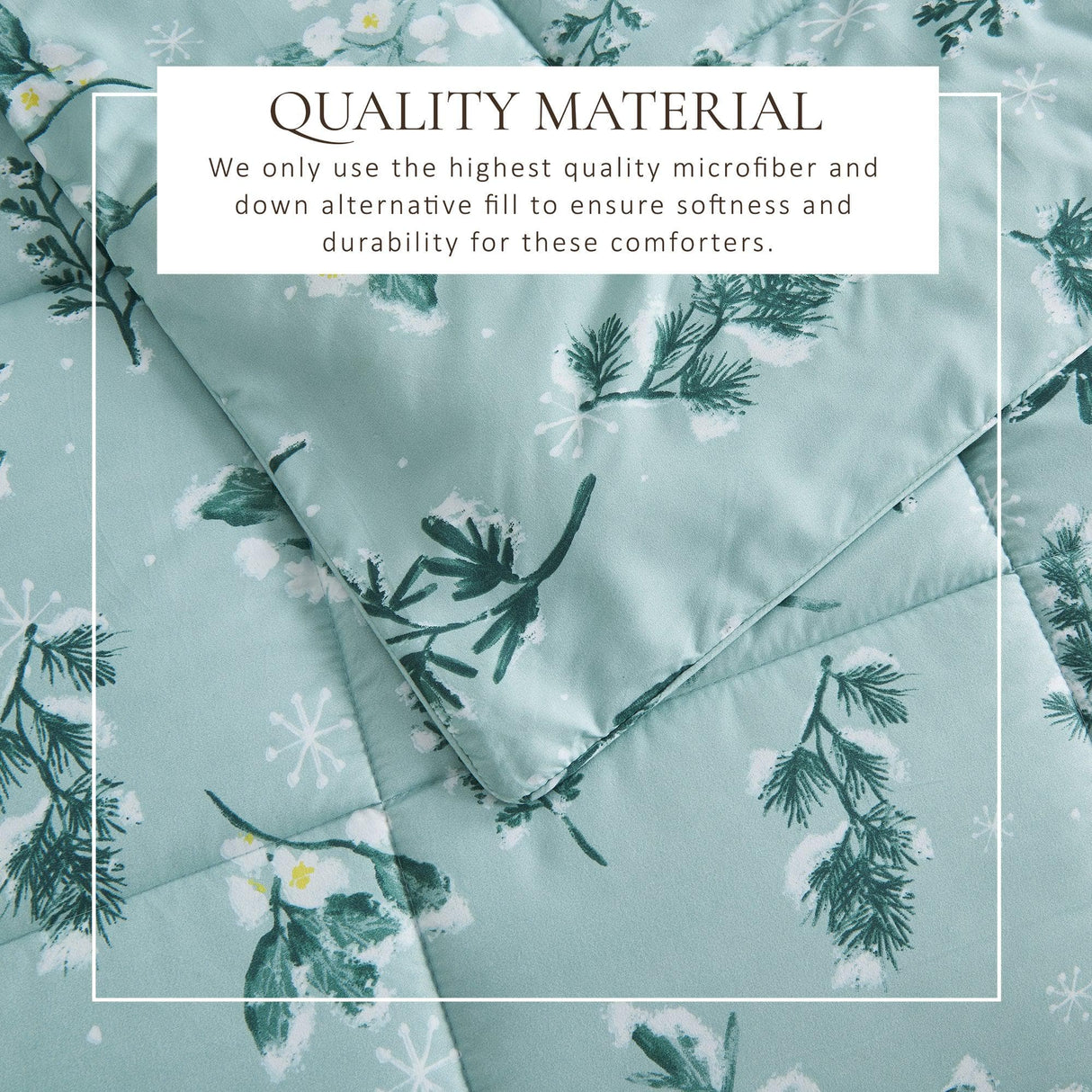 Reversible Christmas Comforter and Sham Set - Holiday Lodge Odette Collection