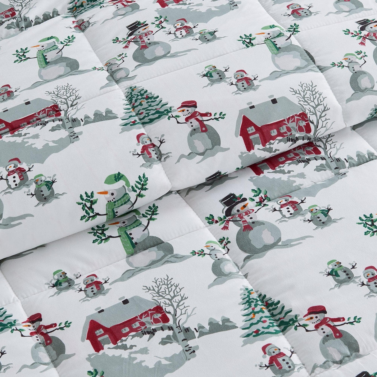 Reversible Christmas Comforter and Sham Set - Holiday Lodge Odette Collection