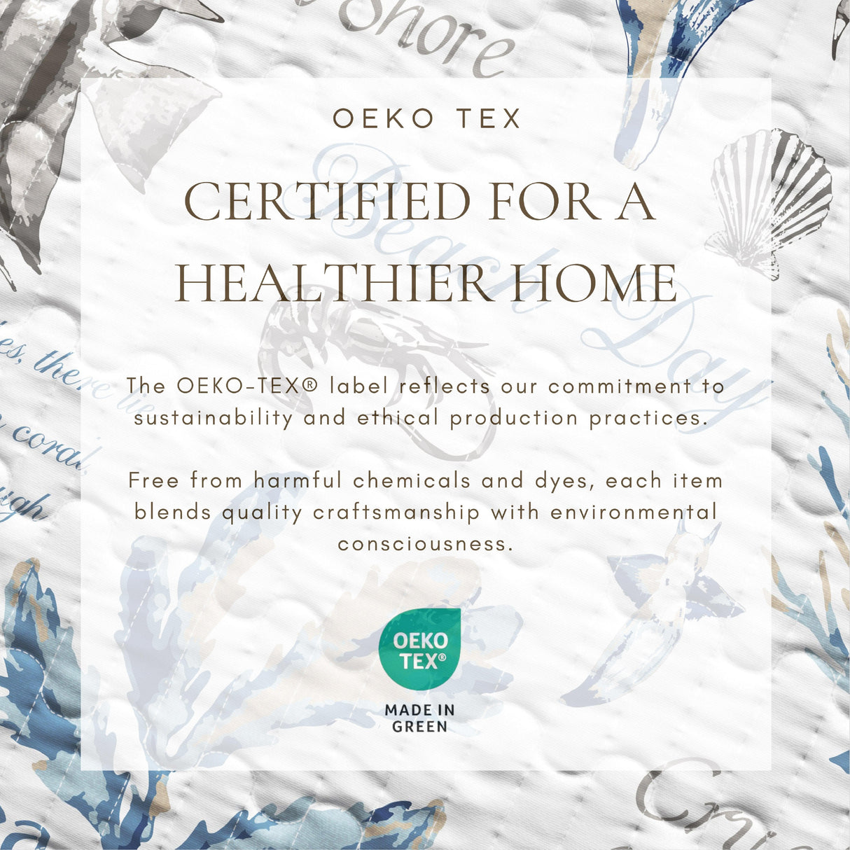 Stripe & Ocean Story Coastal Quilt Set - New Castle Collection