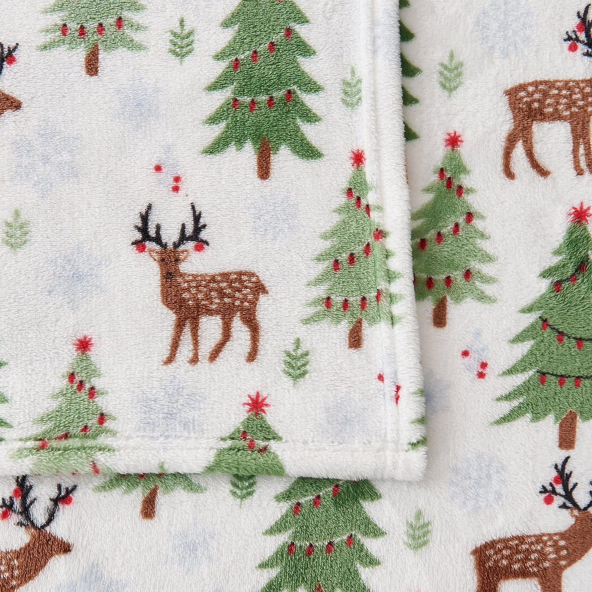 4-Piece Printed Plush Sheet - Velvet Luxe Collection