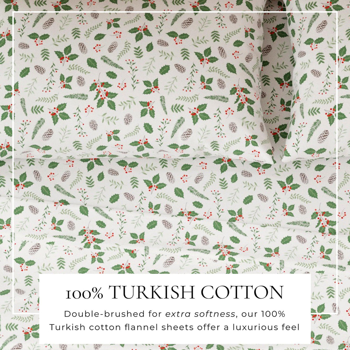 4-Piece Turkish Cotton Flannel Sheet - Whittaker Collection