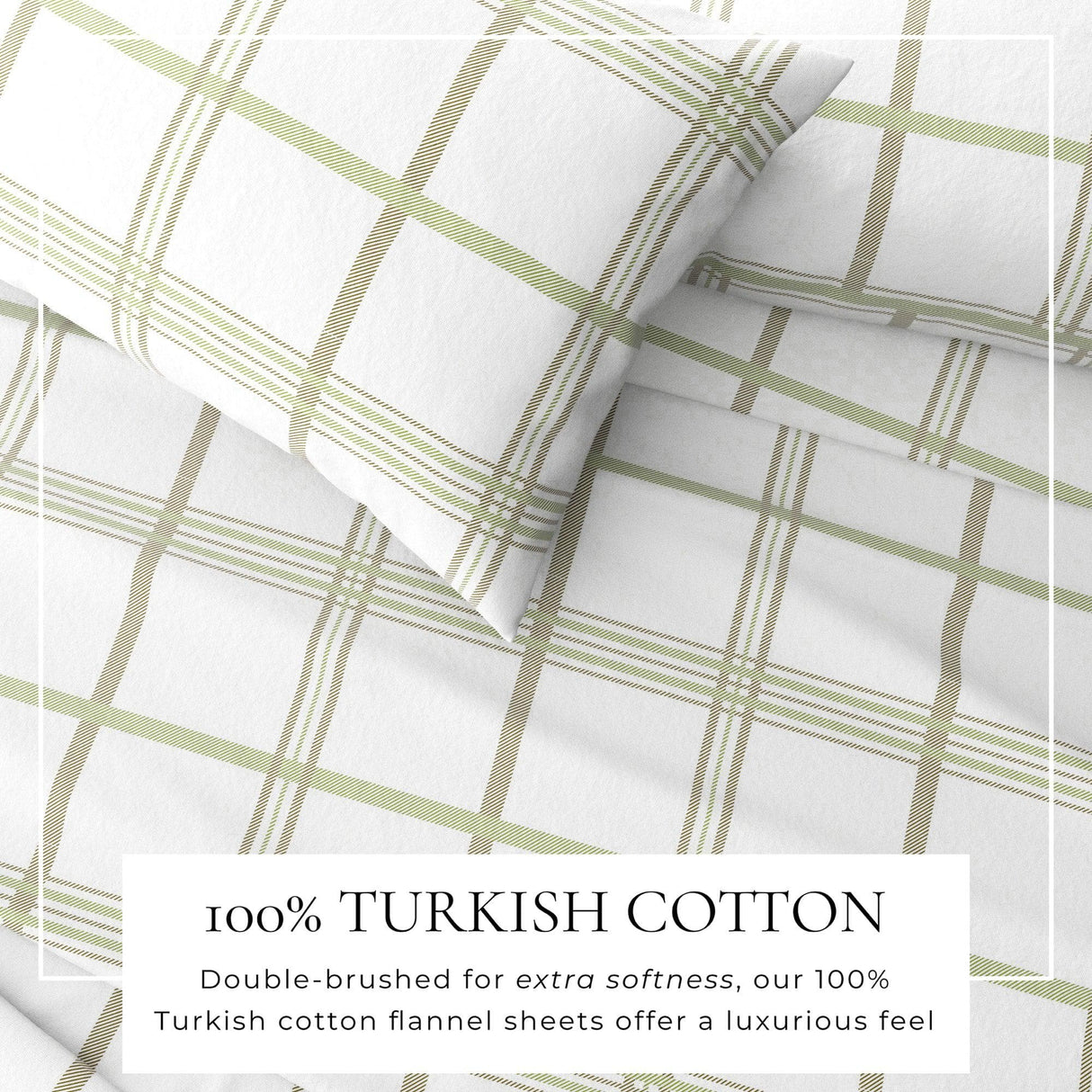 Turkish Cotton Flannel Sheet - Belle Collection
