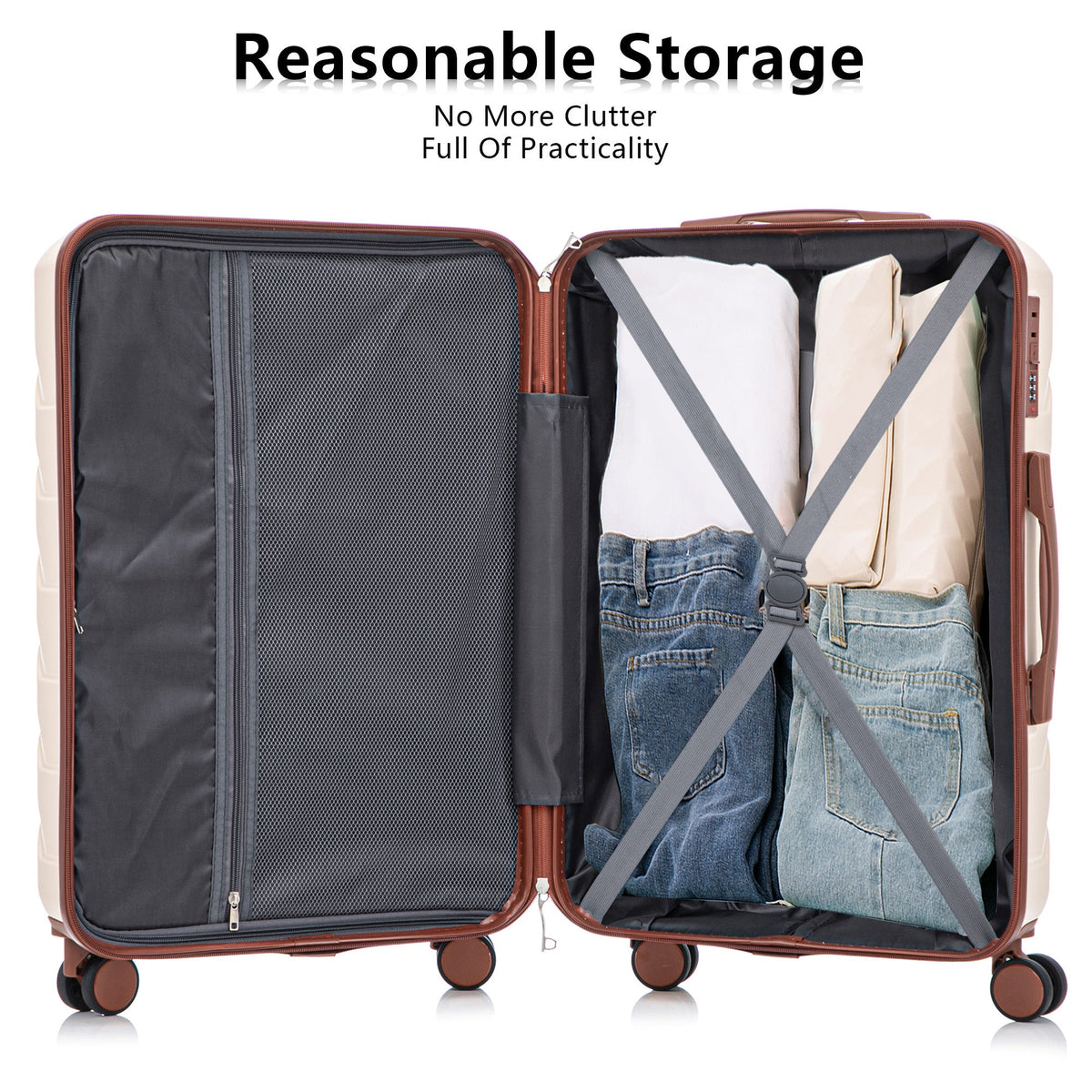 HIFINE TOURIST LUGGAGE 3-Piece ABS Spinner Wheel Luggage Set - view 8