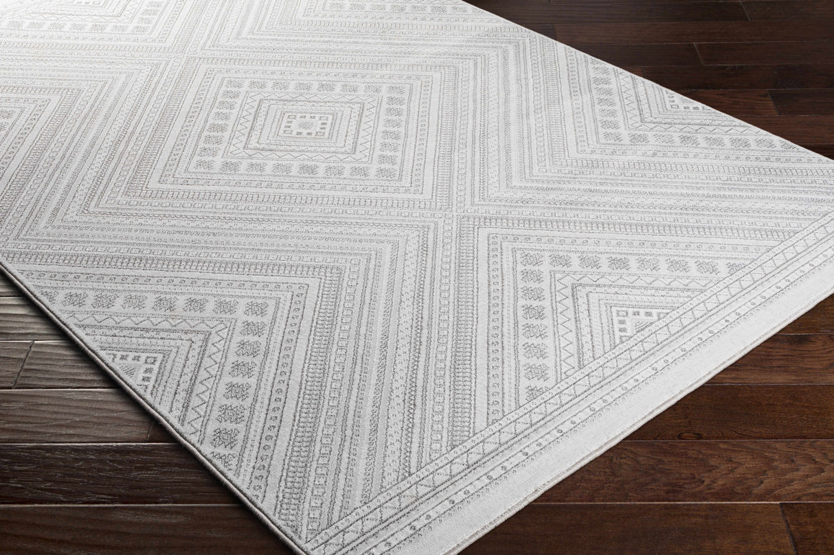 Holytown 5x7 Gray Geometric Rug - Clearance