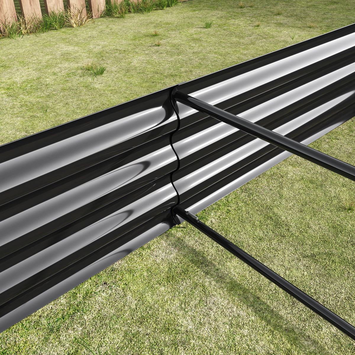 HOME FURNITURE Raised Garden Bed Kit with Anti-Rust Coating - view 4