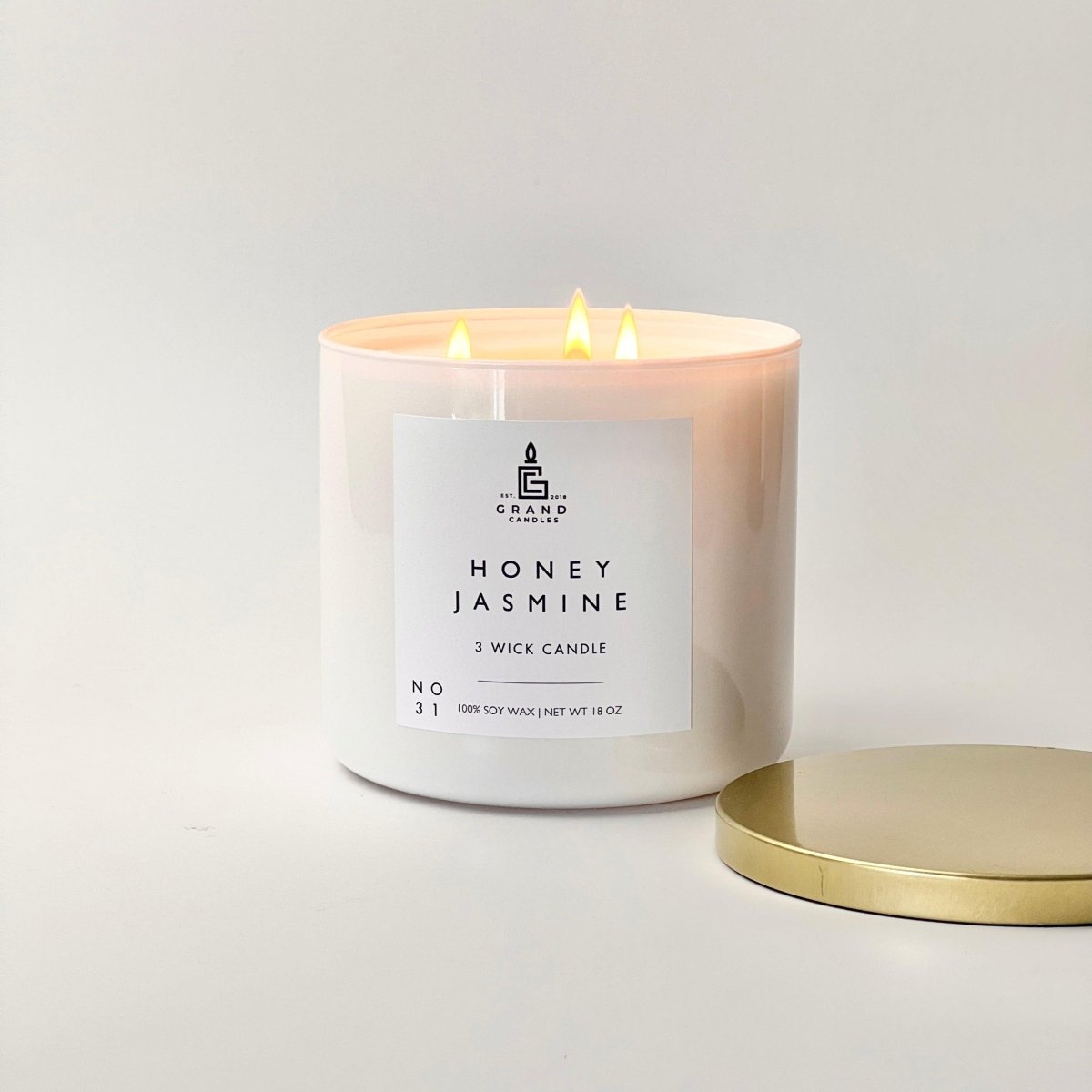Grand Candles LLC Honey Jasmine Candle - view 5