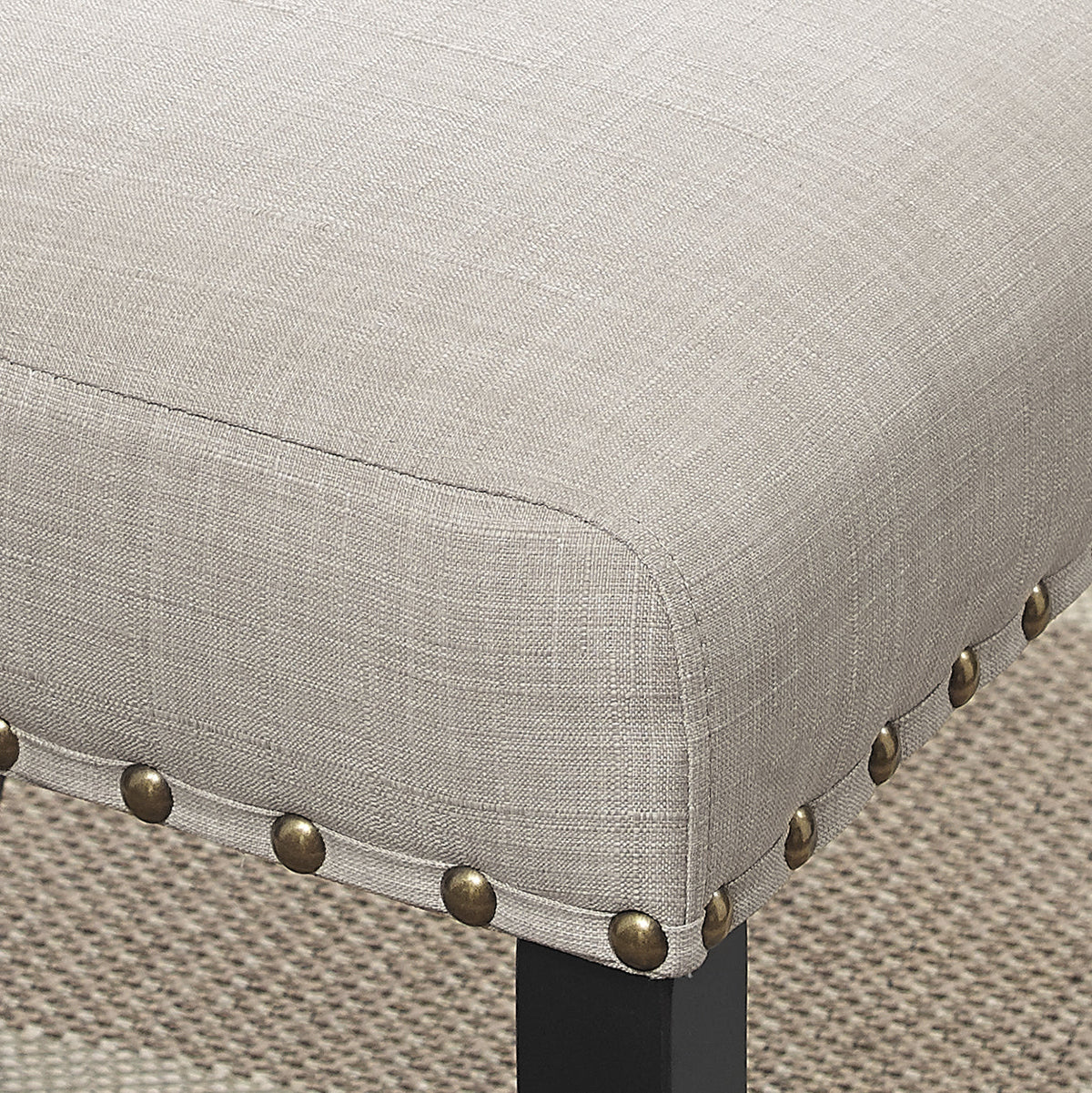 HZ Eleanor Upholstered Dining Chairs with Nailhead Trim - view 5