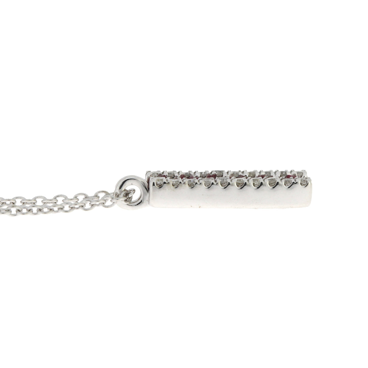 .30ct Ruby Diamond Fashion Pendants 14KT White Gold