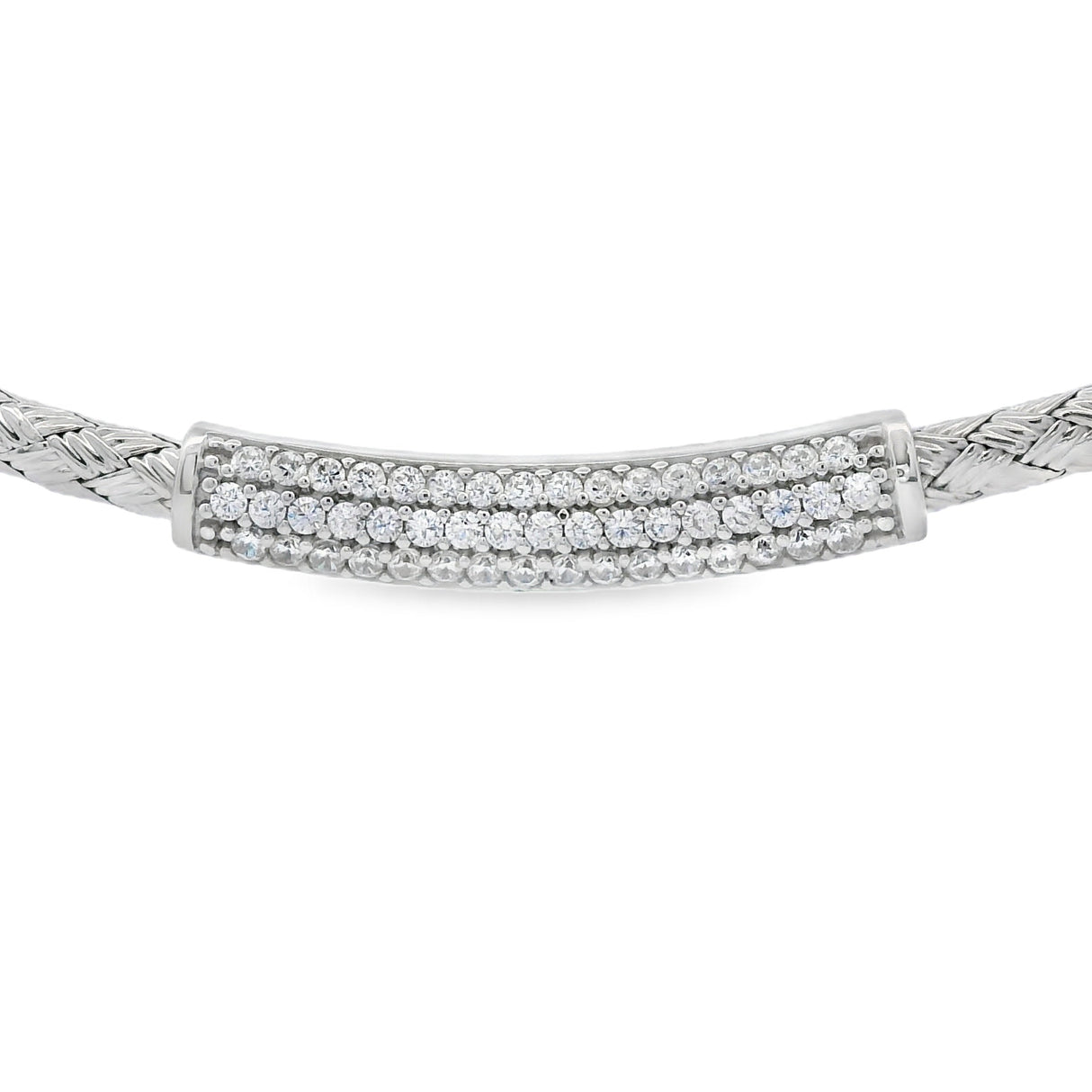 Cubic Zirconium Fashion Pendants Sterling Silver