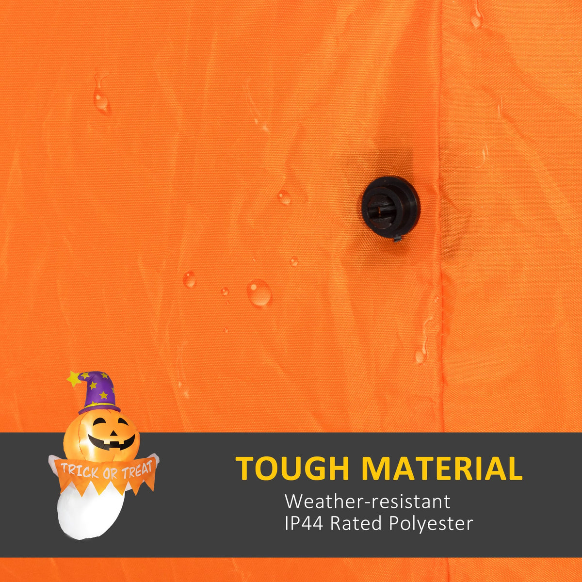 Inflatable Halloween Ghost Window Sticker with LED Lights - view 5