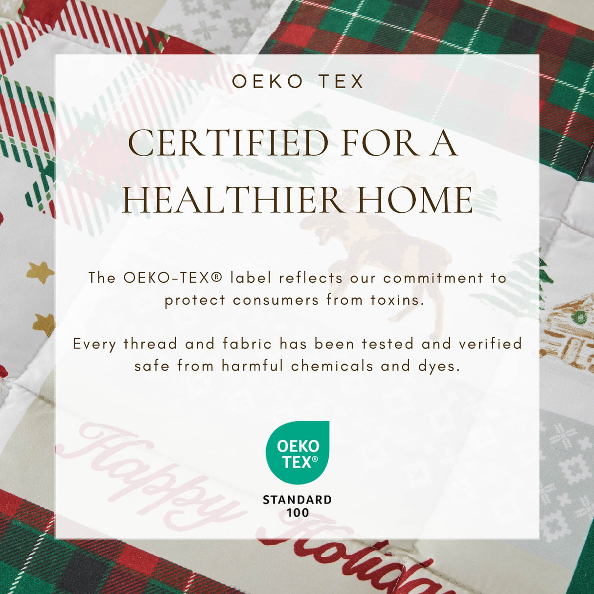 Reversible Christmas Comforter and Sham Set - Holiday Lodge Odette Collection