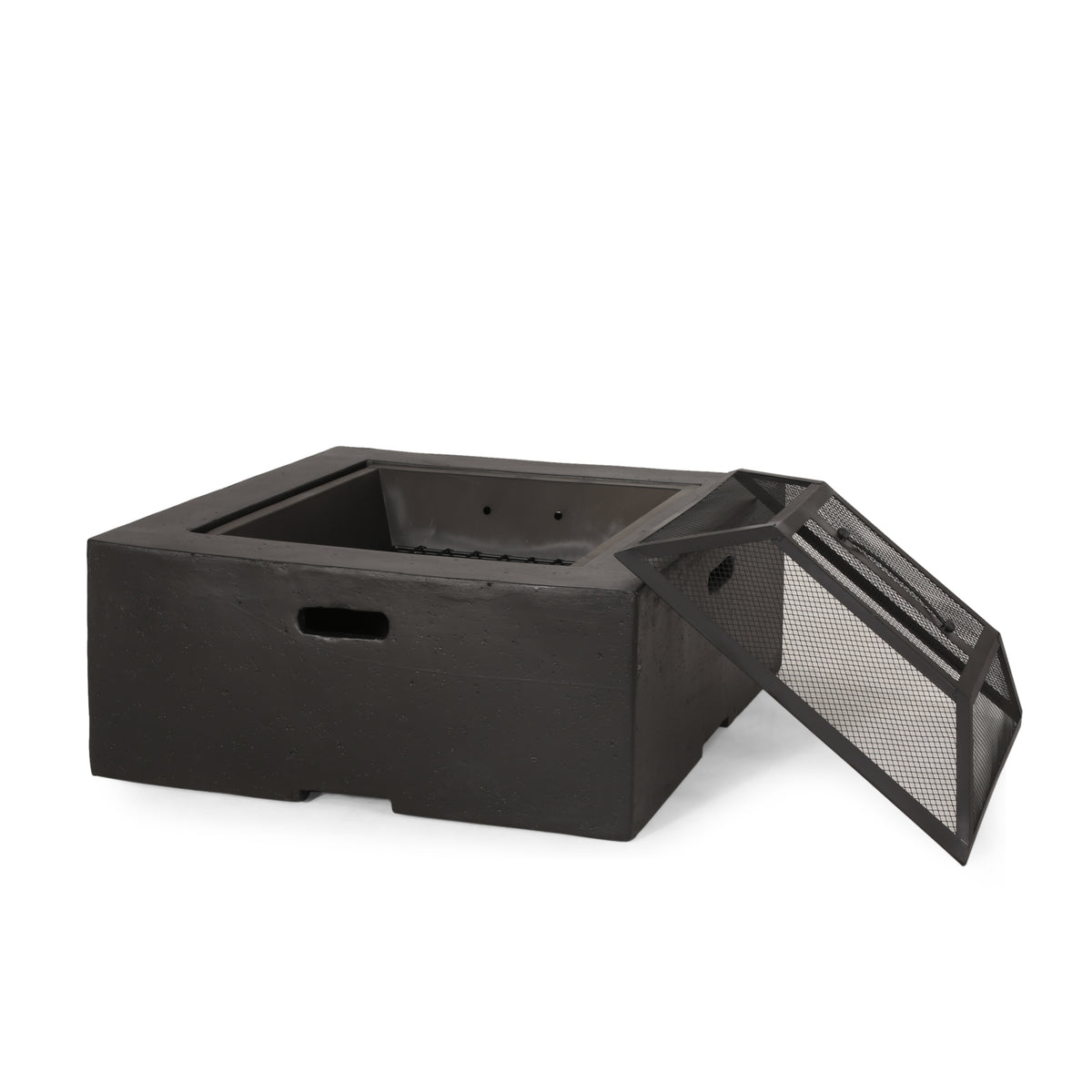 Outdoor 29" Square MgO Wood-Burning Fire Pit