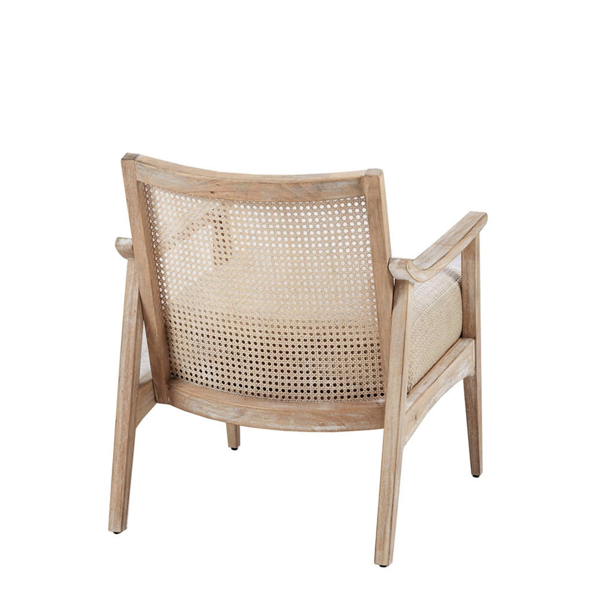 JLA Cane Back Upholstered Accent Chair with Upholstered Seat - view 5