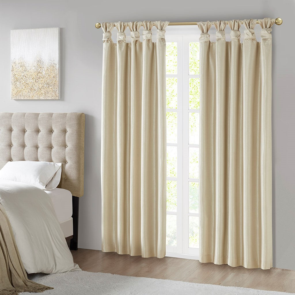 JLA Twist Tab Total Blackout Window Curtain Panel with Thermal Technology