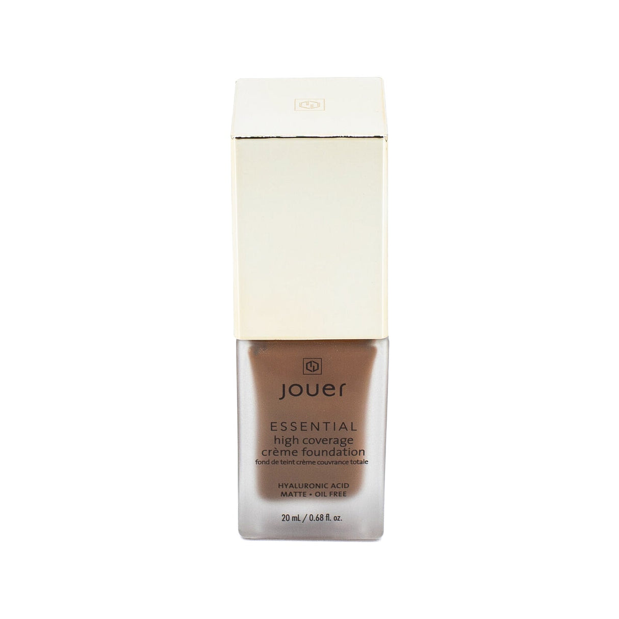 Jouer Essential High Coverage Creme Foundation Carob 0.68oz Imperfect Box