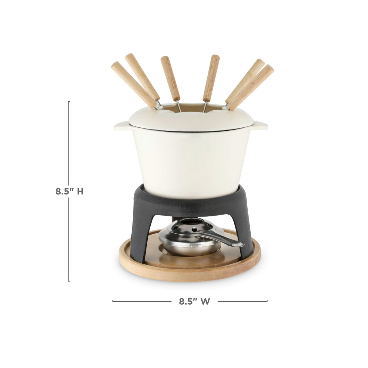 Cast Iron Fondue Set