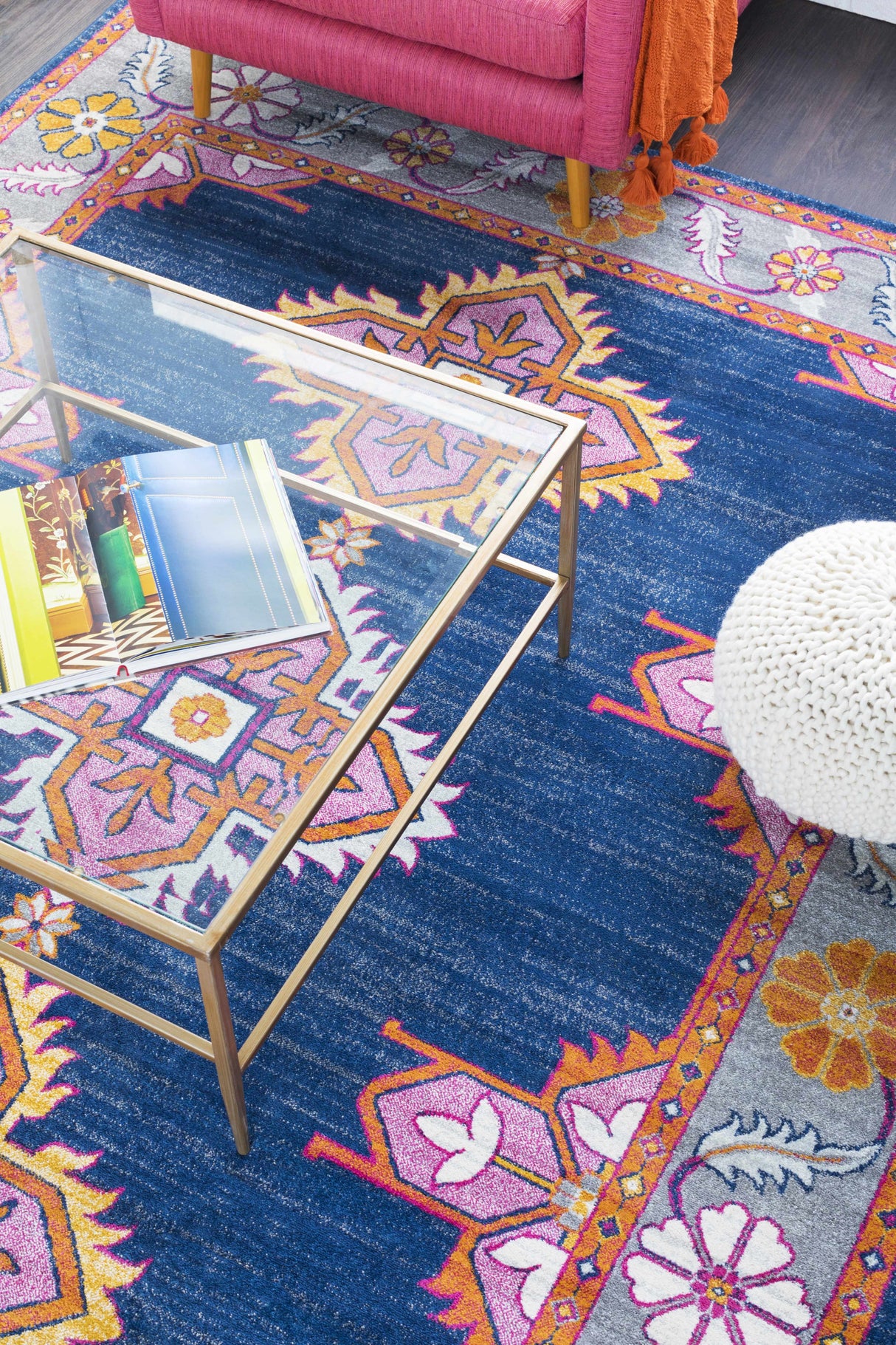 Kaitlyn Navy Area Rug
