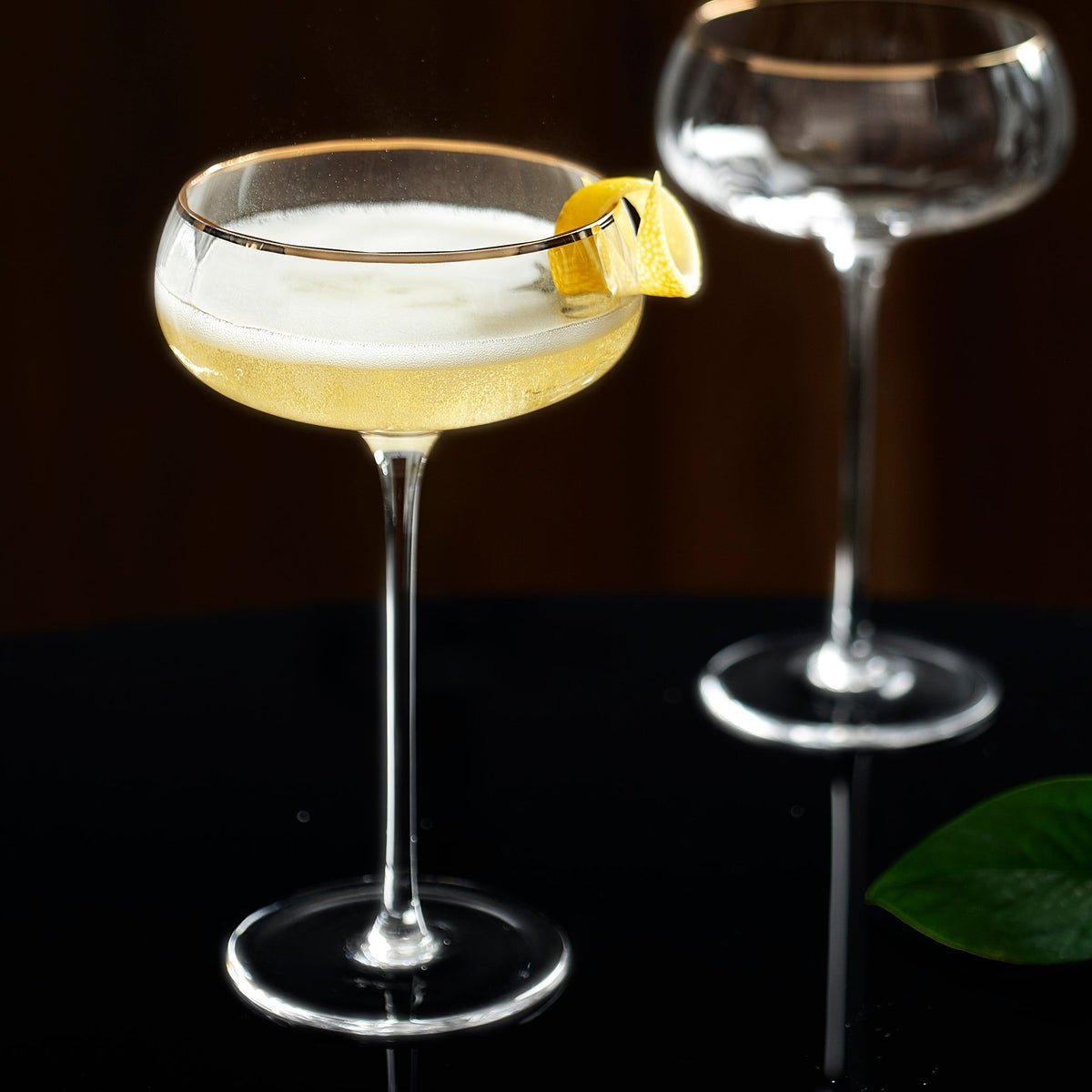 Khen Site Aurelia Champagne Coupe Cocktail Glassware - view 3