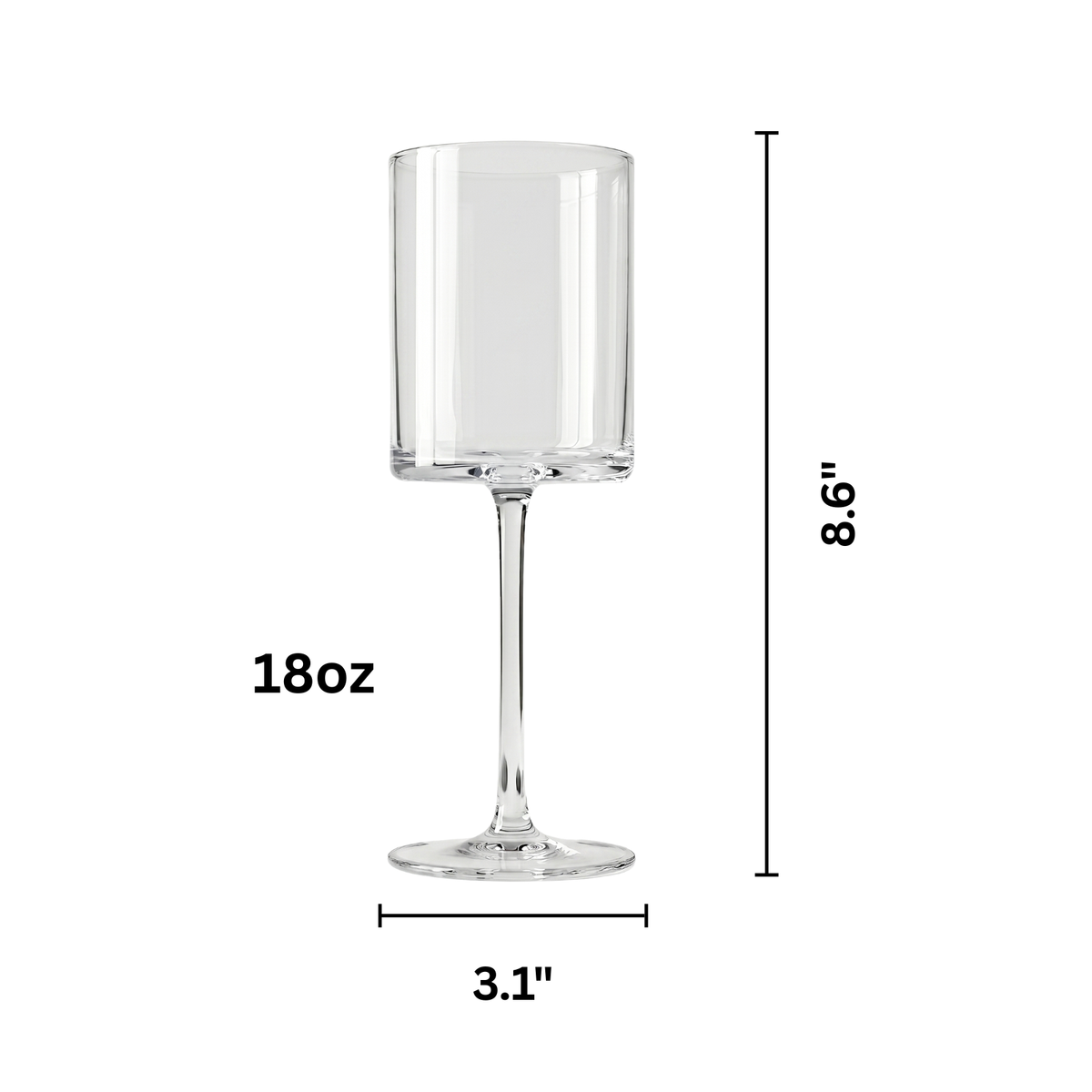 Khen Site Barcelona Acrylic Stemmed Wine Glassware - view 9
