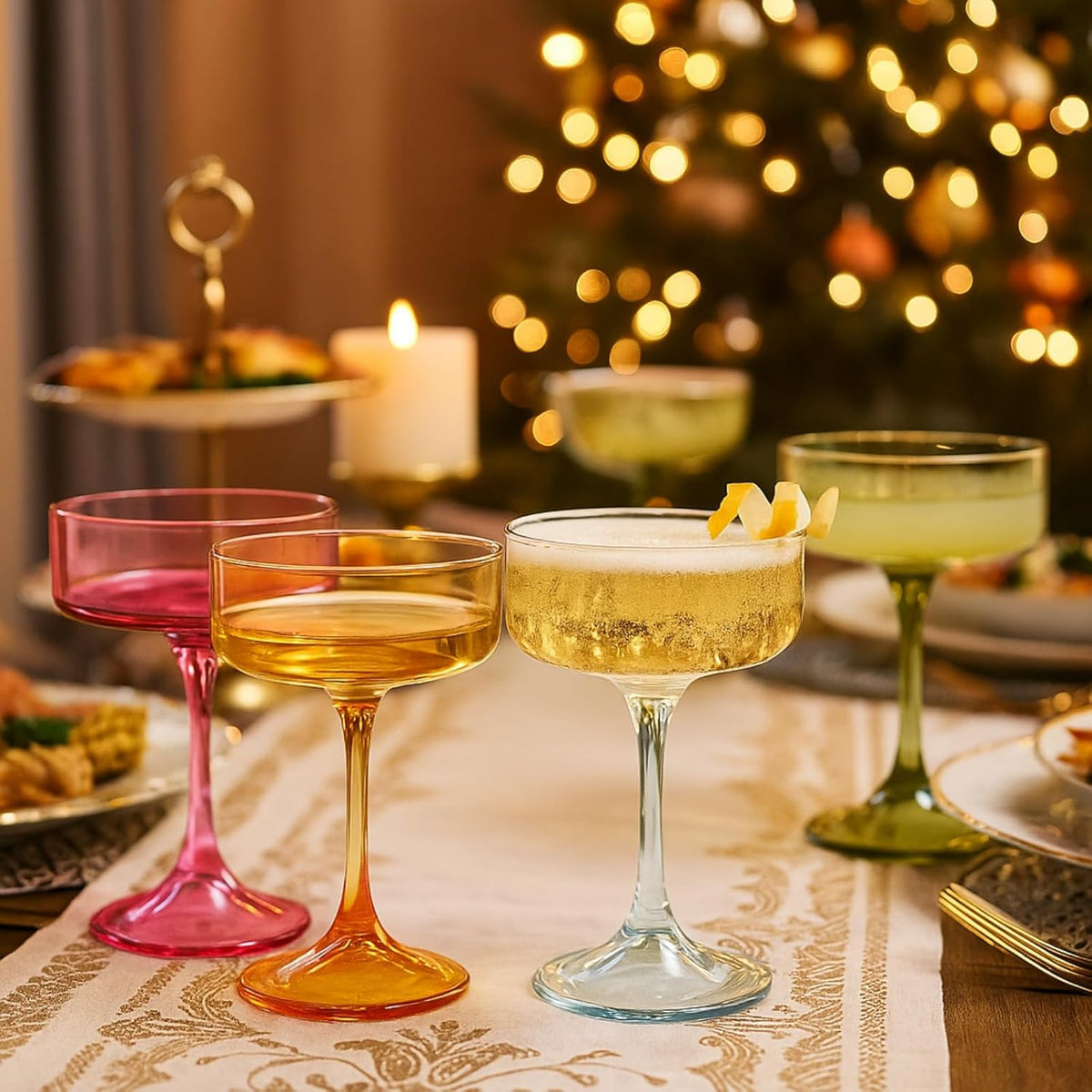 Khen Site Khen Champagne Coupes Morgan Set Vibrant - view 2