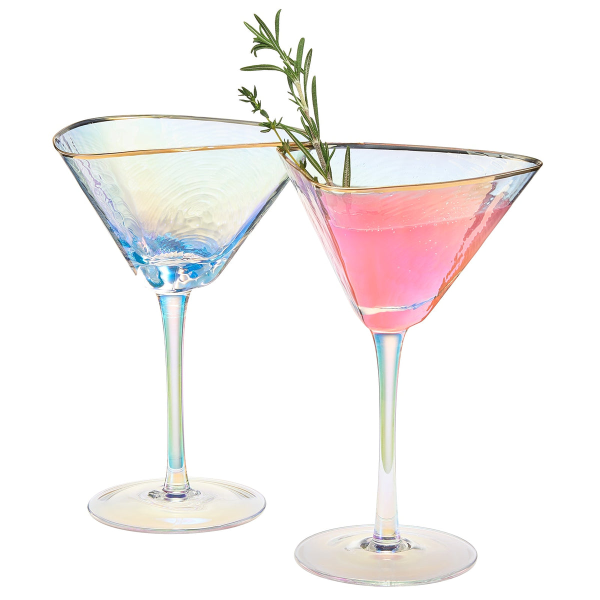 Dulce Martini Cocktail Glassware, Set of 2 | Khen Site