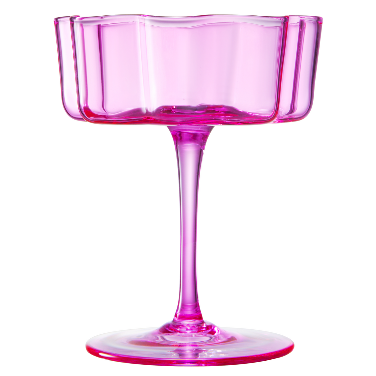 Khen Site Flower Wave Coupe Cocktail Colored Glasses - view 9