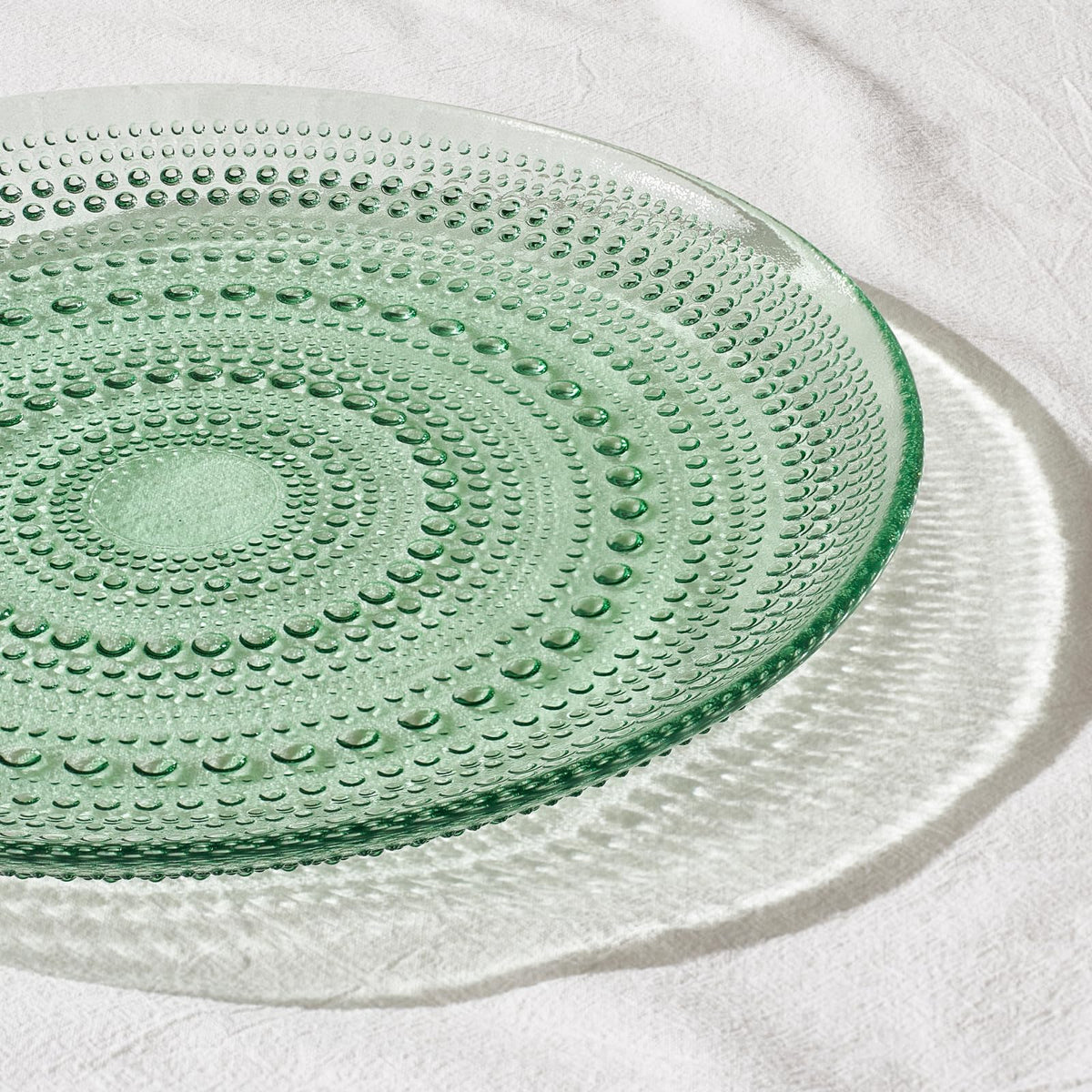 Khen Site Glass Hobnail Dinner or Charger Plates - view 6