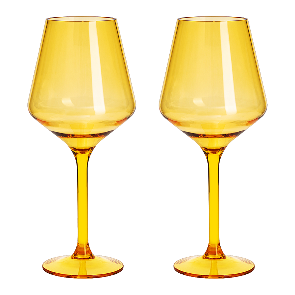 Saint Tropez Acrylic Stemmed Wine Glassware, Set of 2 | Khen Site
