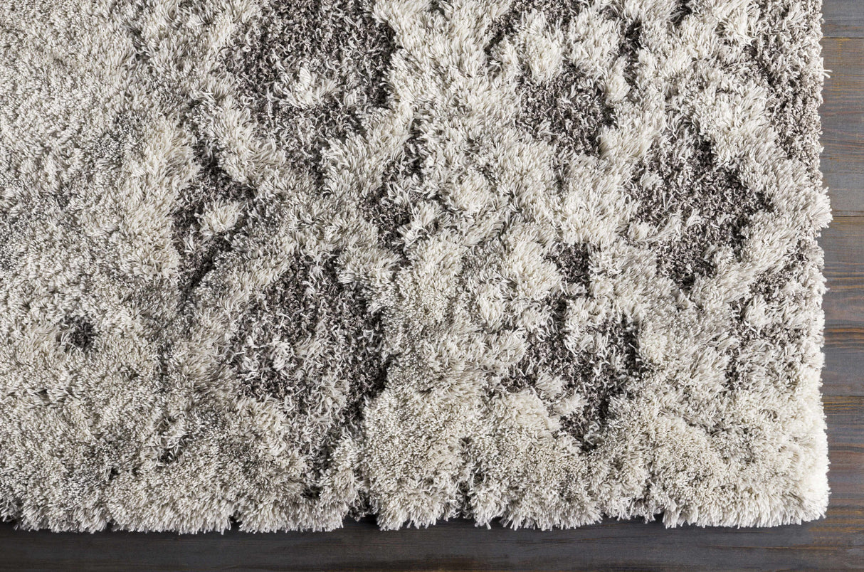 Kilgetty Gray Cloudy Shag Rug