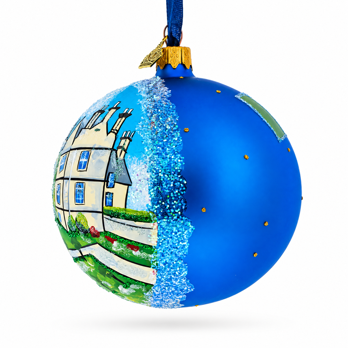 Muckross House, Gardens & Traditional Farms, Kerry, Ireland Glass Ball Christmas Ornament 4 Inches