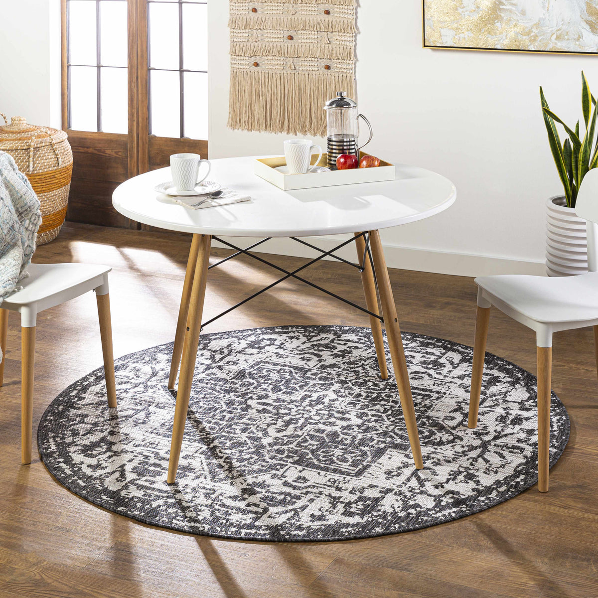 Boutique Rugs Charcoal Kilmacolm Indoor & Outdoor Area Rug - view 6