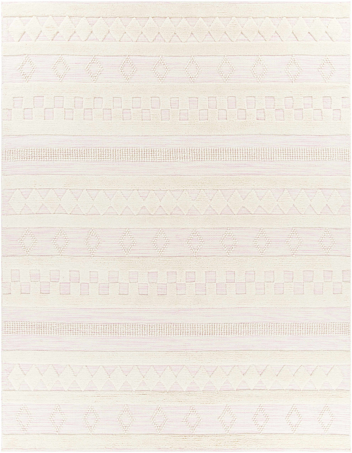 Knapp Pink Wool Rug - Clearance