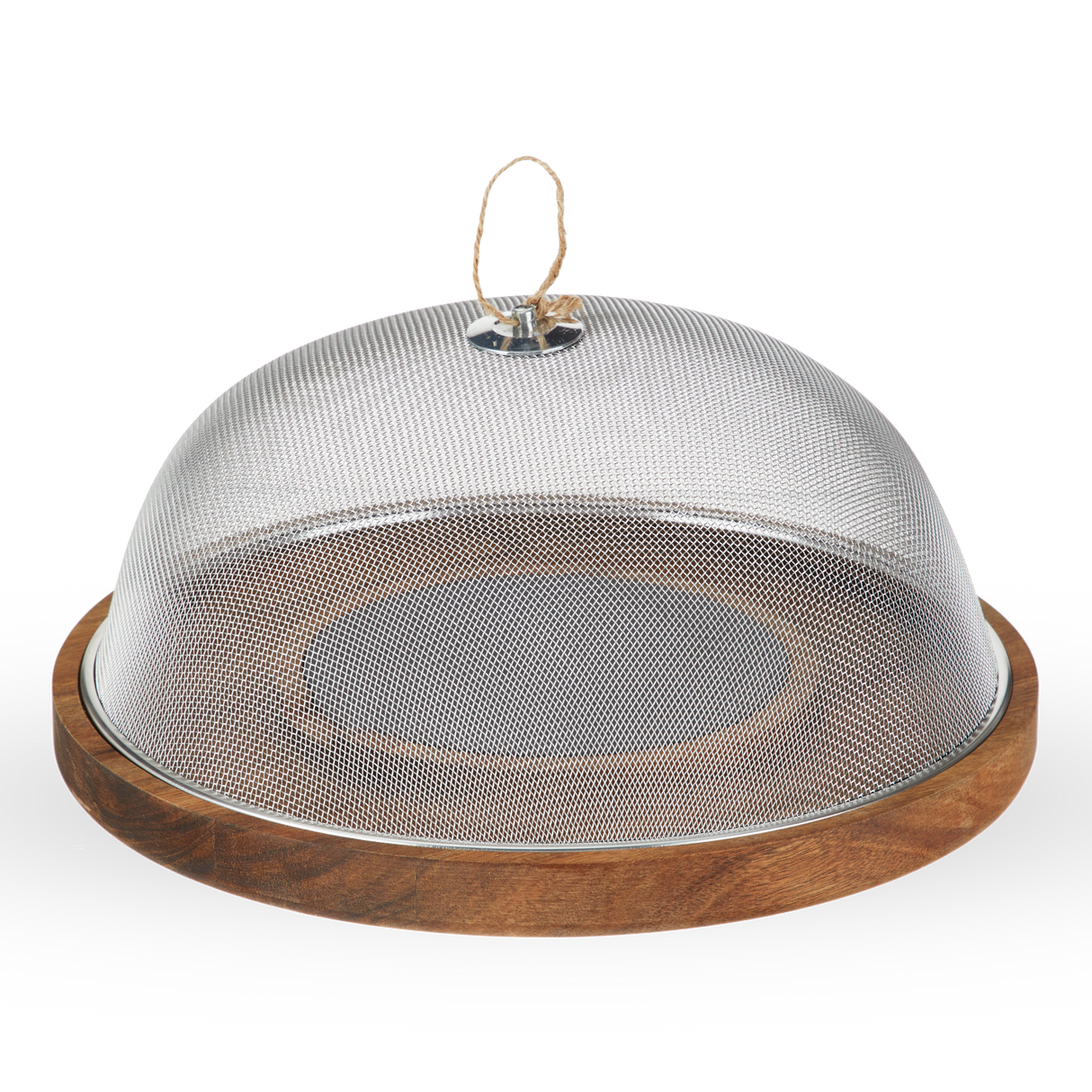 Modern Manor Slate & Acacia Cheese Board with Dome